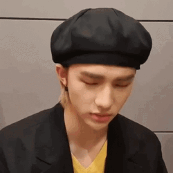 Hyunjin Confused Eye Twitch Reaction GIF