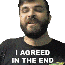 I Agreed In The End Andrew Baena Sticker GIF