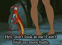 I Aint Biting No More Butts Mushu GIF