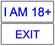 I Am 18+ Exit Blinking Text Animation