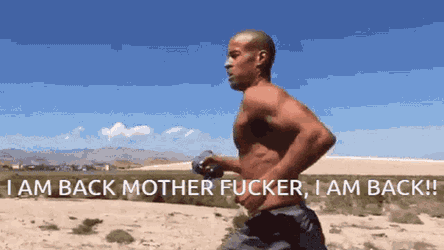 I Am Back Mother Fucker David Goggins GIF