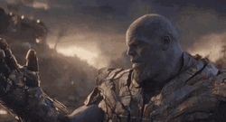 I Am Inevitable Thanos Snap GIF