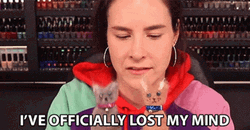 I Am Officially Losing My Mind GIF