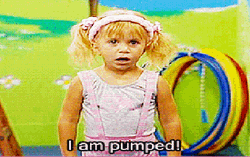 I Am Pumped Mary Kate Olsen GIF