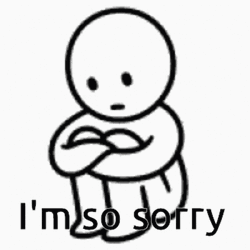 I Am Sorry Lonesome Cartoon  GIF