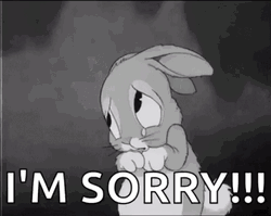 I Am Sorry Poor Bunny GIF