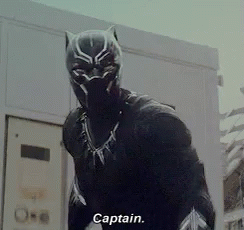 I Am The Captain Now Black Panther GIF