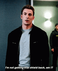 I Am The Captain Now Chris Evans GIF