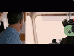 I Am The Captain Now Pirate Birds Cartoon GIF