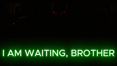 I Am Waiting Brother Sign GIF
