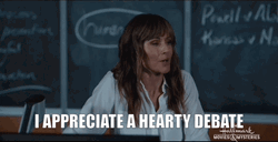 I Appreciate A Hearty Debate Nikki DeLoach GIF