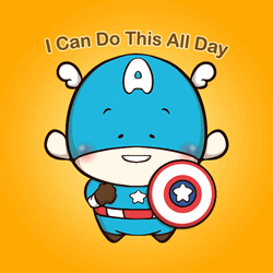 I Can Do This All Day Captain America Sticker GIF