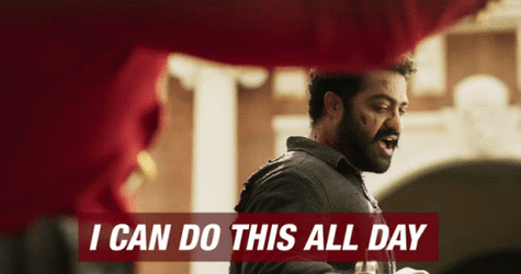 I Can Do This All Day RRR Film GIF