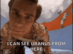 I Can See Uranus Ace Ventura GIF