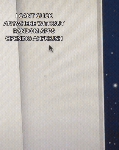 I Can't Click Anywhere Without Browser Opening Ahfkxjsh GIF