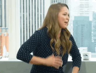 I Can't Help It But Ronda Rousey Love Mess GIF
