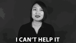 I Cant Help It Asian Lady Reaction GIF