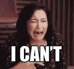 I Cant Stop Crying Excited Lady GIF
