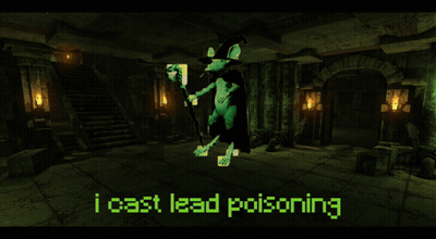 I Cast Lead Poisoning Game Screenshot GIF
