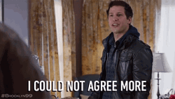 I Concur Andy Samberg Couldn't Agree More GIF