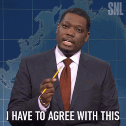 I Concur Michael Che Agreeing SNL GIF