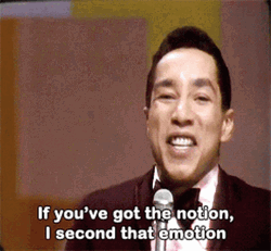 I Concur Smokey Robinson Singing GIF
