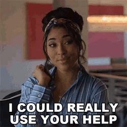 I Could Really Use Your Help Brittany Pitts GIF