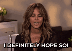 I Definitely Hope So Halle Berry GIF