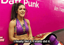 I Did It Bayley Female Wrestler WWF GIF