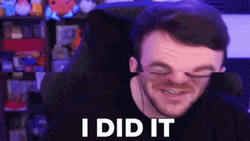 I Did It Distorted Face Thumbs Up GIF