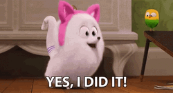 I Did It Gidget Secret Life Of Pets GIF