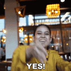 I Did It Yes Putri Berhasil Fist Pump GIF
