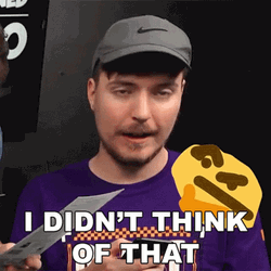 I Didnt Think Of That Mr Beast Meme GIF