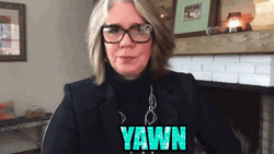 I Don't Care Yawn GIF