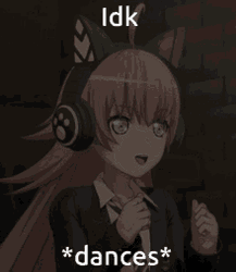 I Don't Know Anime Dance GIF