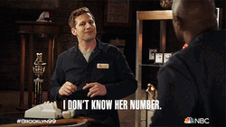 I Don't Know Her Andy Samberg GIF
