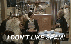 I Don't Like Spam Email Funny GIF