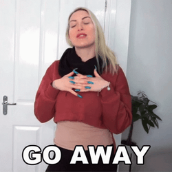 I Don't Want To Be Around Anymore Away GIF