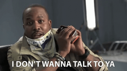 I Don't Want To Be Around Anymore Talk GIF