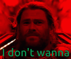 I Don't Want To Be Around Anymore Thor GIF