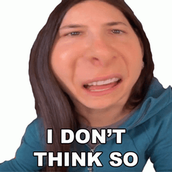 I Dont Think So Christine Rotenberg GIF