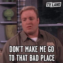 I Dont Wanna Go To That Bad Place GIF