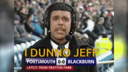 I Dunno Jeff Sports Reporter GIF
