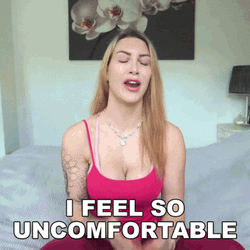 I Feel So Uncomfortable Tracy Kiss GIF