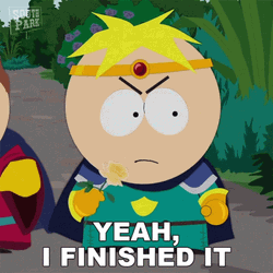 I Finished It Eric Cartman South Park GIF