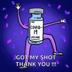 I Got My Shot Dancing Ampule Vaccinated GIF
