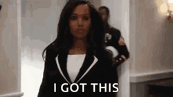 I Got This Kerry Washington Strut GIF