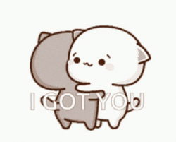 I Got You Cute Bears Hug Sticker GIF