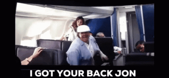 I Got Your Back Jon Running GIF