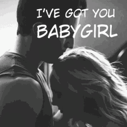 I Gotchu Baby Girl Boy Kisses Girl Head GIF